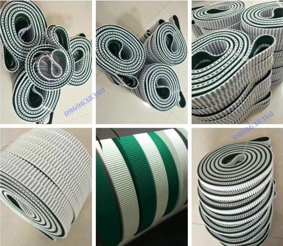 DÂY PU LÕI THÉP BỌC VẢI XANH